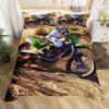 Sport Ekstremalny Motocross Wyścigi Motyw Wygodna Poszwa na Kołdrę Poszewka Zestaw Pościeli Dekoracja Sypialni Tekstylia Domowe