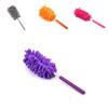 Stainless Steel Extendable Duster With Synthetic Fiber Head For Home Cleaning