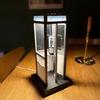 Retro Hohe Telefonzellenlampe Vintage Telefonzelle LED Nachtlicht Klassische Straßen-Telefonzelle Dekorative Tischlampe für Schlafzimmer Büro Wohnheim Dekoration