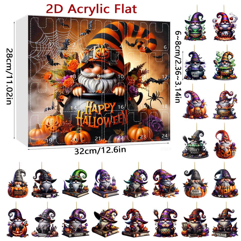 

Halloween Series Acrylic Ghost Pendant Set For Holiday Decorations And Gifts Style 10