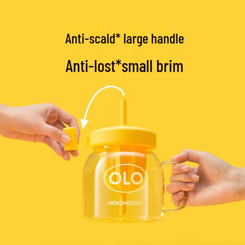 HOLOHOLO Acorn Glass Tea Infuser Mug
