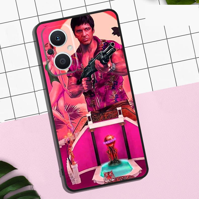 Scarface Tony Montana Case For OPPO Reno 11 12 13 F 8T 7 8 10 Pro OPPO Find X8 Pro X3 X6 Pro X5 Lite Cover Coque