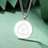 Therian Symbol Necklace Norse Wolf Claw Stainless Steel Jewelry for Men Vintage Animal and Nature Pendant