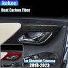 Real Carbon Fiber Car Accessories Rear Door Handle Cover Soft Sticker For Chevrolet Traverse RS LT 2018     23