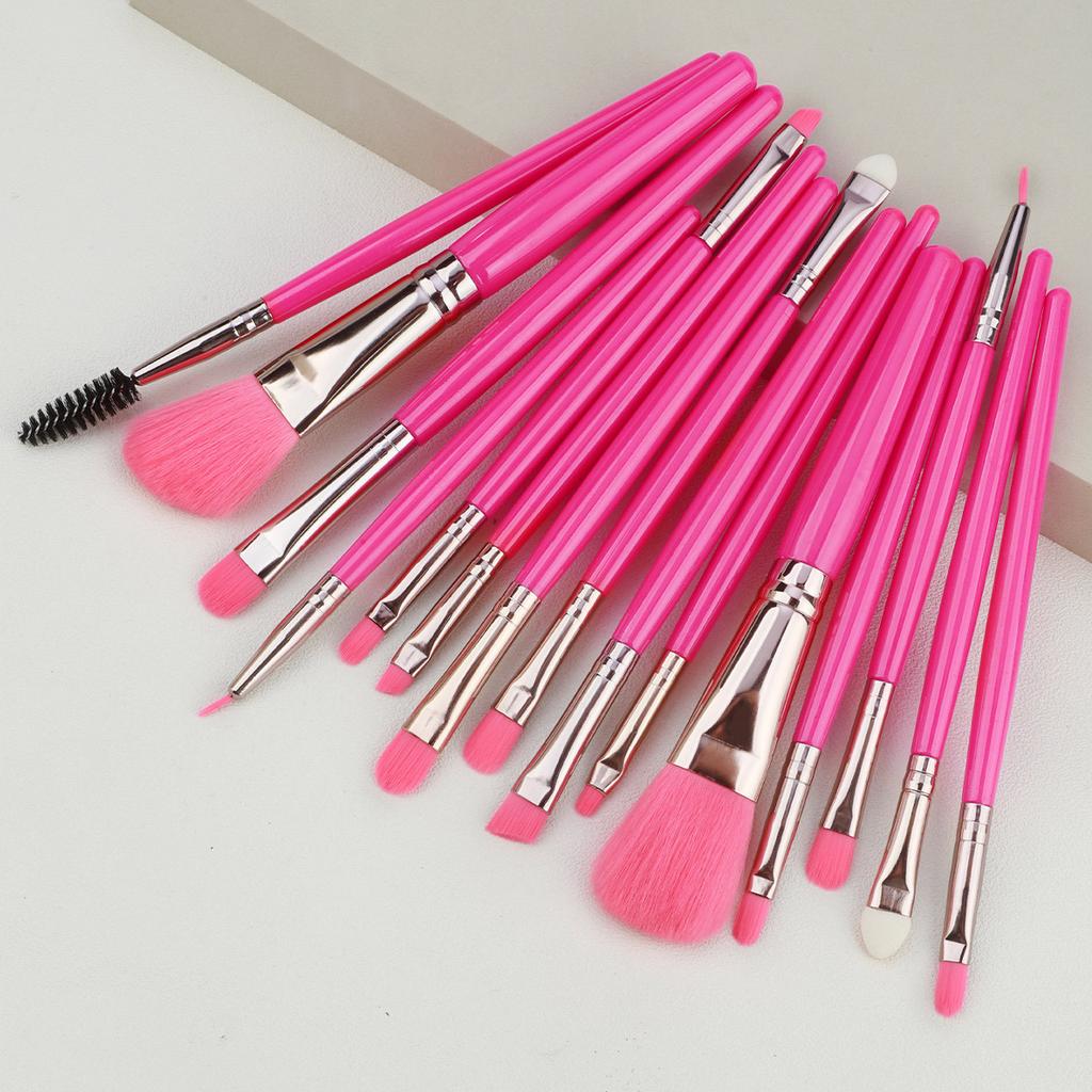 Beauty Tools 15 Loose Powder Brush Blush Brush Eyebrow Brush Eye Brush Fine Makeup Brush Set