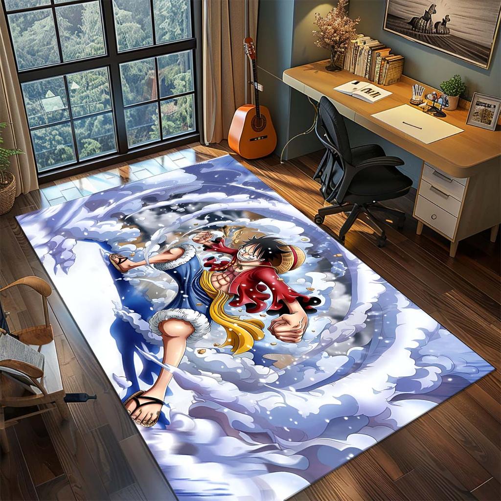 Kober do anime One Piece Velký koberec Protiskluzová omyvatelná podložka do pokoje pro hráče Ložnice Domácí dekorace -QJY