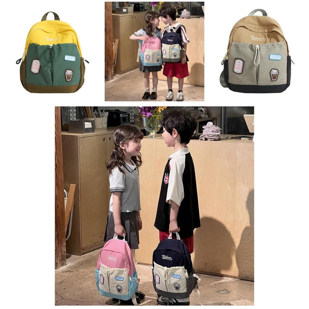 Kids School Backpack For Toddlers With Nylon Material And Curved Shoulder Straps For Preschool And Daycare