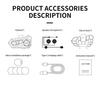 Y10 Waterproof Bluetooth Noise-Cancelling Motorcycle Helmet Headset