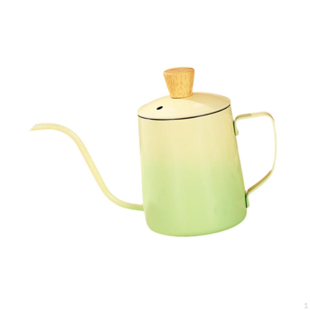 600 Ml Coffee Kettle with Stainless Steel Spout