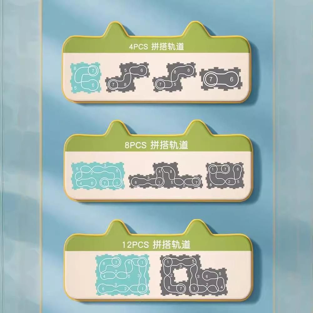 Children's DIY Jigsaw Puzzle Track Car Toy Assembled Boys And Girls Electric Sliding Train Suit Baby 3 Years Old