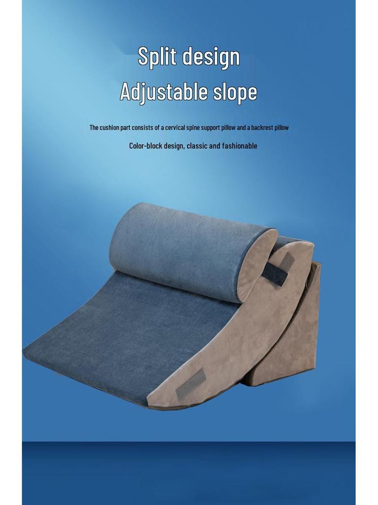 Großes Rückenlehnen-Kopfteilkissen - Weiches Lendenstützkissen für Bett oder Sofa, Ideal für Schwangere & ältere Menschen