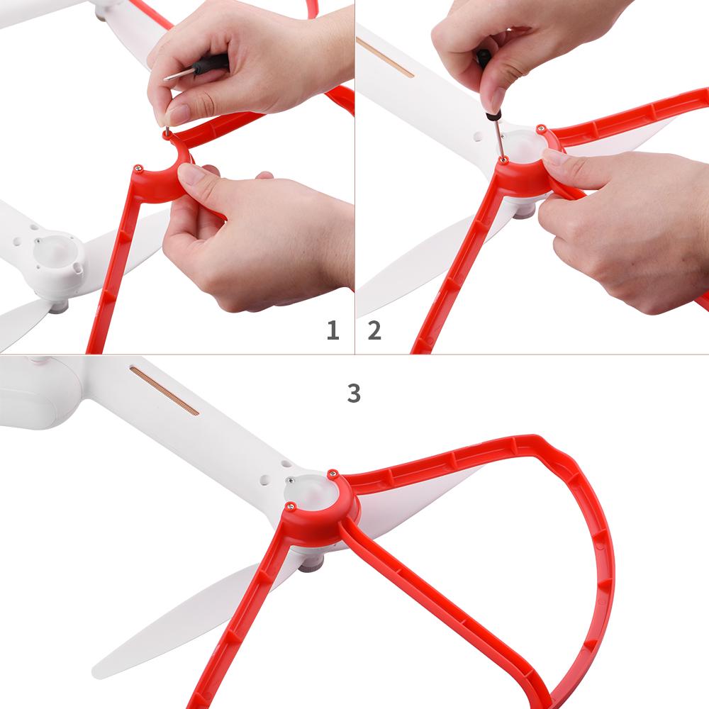 CW CCW vrtule pro Xiaomi Mi Drone 4K verze Props Guard RC Ochranný kryt nárazníku Čepele kvadrokoptéry