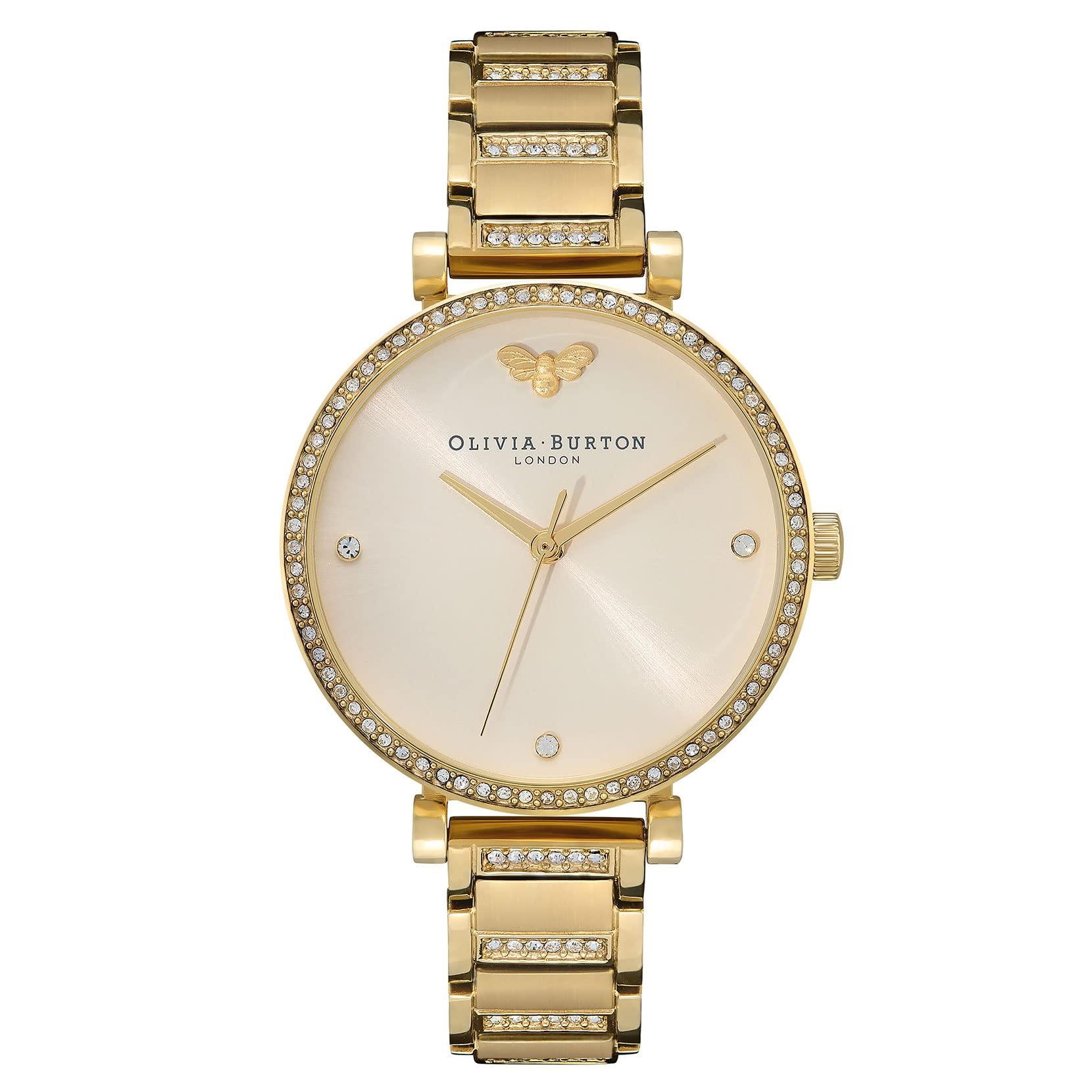 

Авторизованный дистрибьютор [OLIVIA BURTON] Olivia Burton Watch Women s ob24000002 Belgrave 32mm Tea Bar Nude & Gold Bracelet