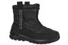Wasserdichte Schwarz Silber Damenstiefel Z7448TSQ