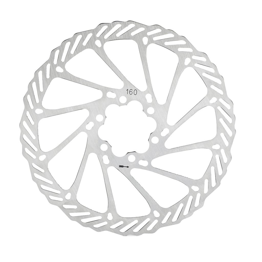160mm Scheibenbremse Rostfrei Geräuschlos Hohl Leicht Edelstahl Fahrrad Bremsscheibe für Rennräder