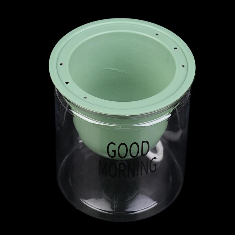 

Самополивающийся цветочный горшок Прозрачный горшок для суккулентов Пластиковые горшки для растений Самополивающийся горшок-плантер Ваза для дома Бонсай Декорация