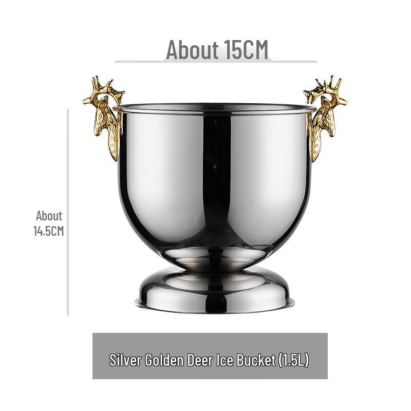 ZISIZ Artificial Crystal Ice Bucket