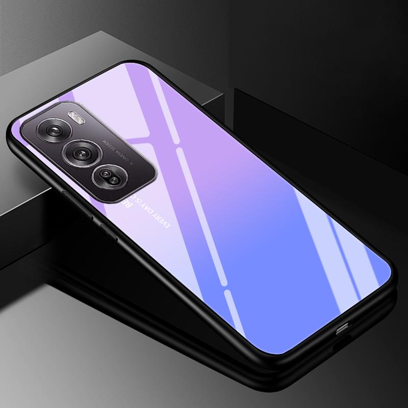 Für OPPO Reno12 Reno 12 Pro 12Pro Hülle Abdeckung Hartglas Hüllen für OPPO A60 4G / realme c61 4G Harte Rückseite Bumper Für Reno 12