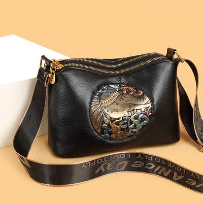 2025 New Chinese Style High-End Retro Women'S Bags Fashion Multi-Layer Small Crossbody Bags For Middle-Aged Mom Shoulder Bag