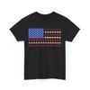 Airplane T-Shirt, American Flag Plane Aviation Flight Lovers Pilot T-Shirt
