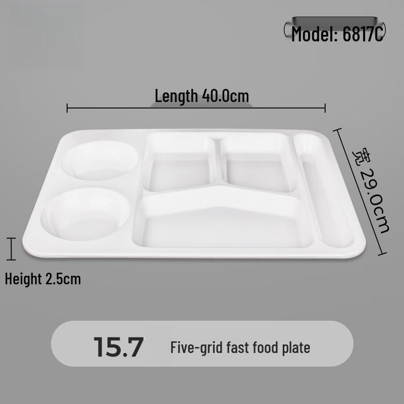 Melamine Multi-Compartment Cafeteria Tray