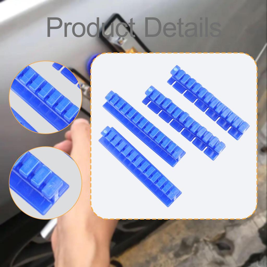 4x Paintless Glue Puller Tabs Maintenance for Long Damage Easy to Use Car Repair Tools