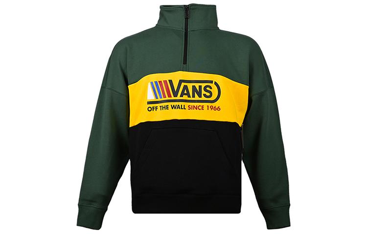 Vans Sweatshirts Men s Green Stand Collar Moderate Regular VN0A4UROEEI S