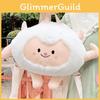 Cute White Plush Lamb Backpack Cartoon Doll Shoulder Bag For Girls Birthday Gift