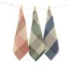 1Pc 34x34cm Square 100% Cotton Gauze Classical Plaid Water Absorbent Home Bathroom Adult Face Towel