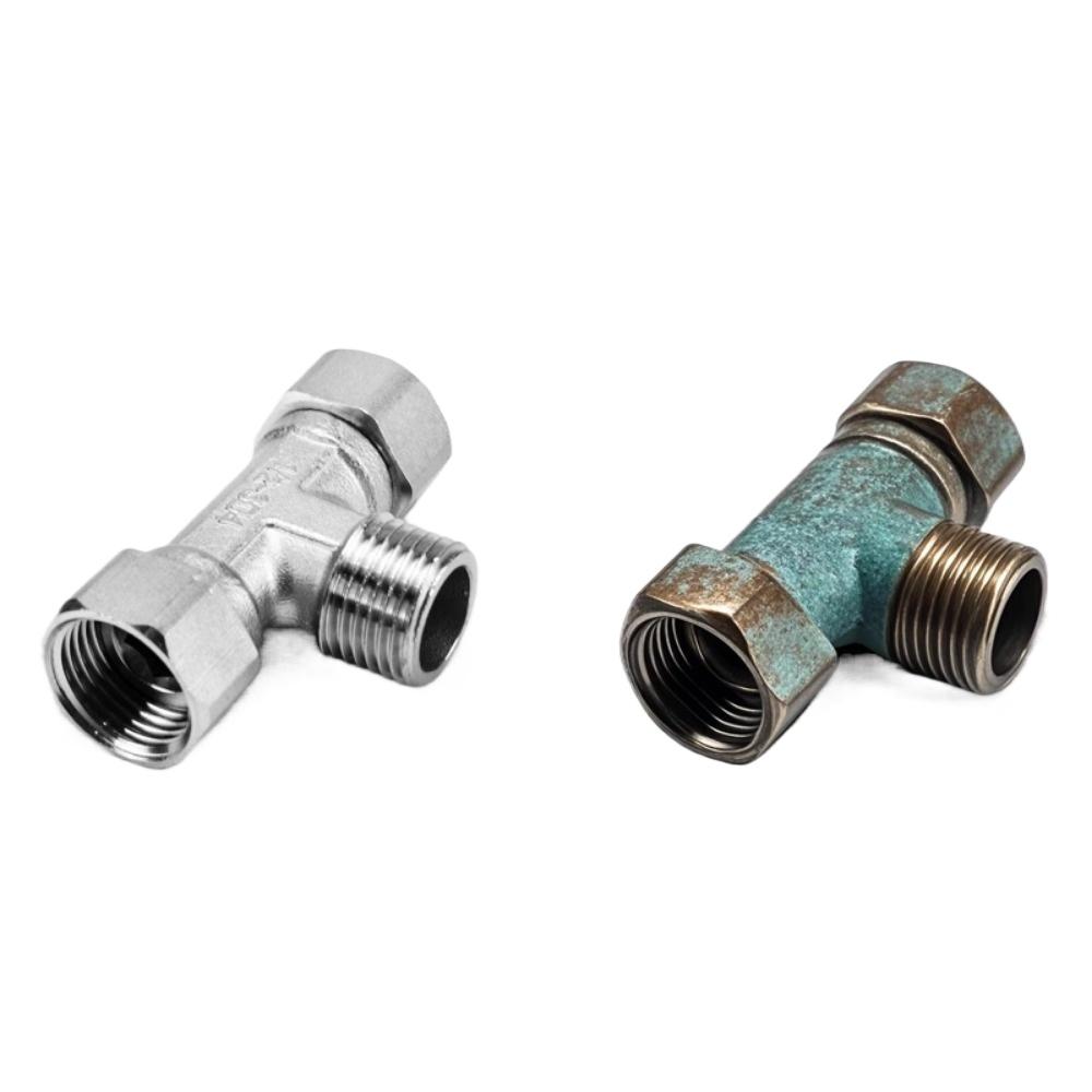 1/2" 3/4" 1" BSPT Female Male Elbow 90 Degree Tee 3 Ways Union Socket Rotated Connector Coupler 304 Stainless Steel