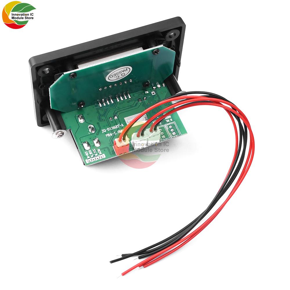 DC 12V Bluetooth Audio Decoder Board Audio Module USB FM Radio Lossless MP3 WMA WAV FLAC APE Decoder Board Module