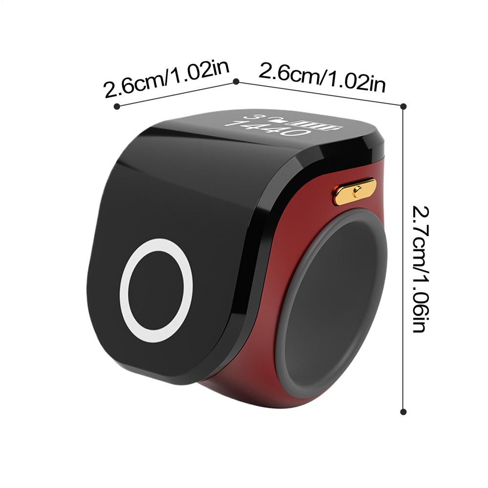 Digital Counter Portable Points Rechargeable Ring Ring Idea Tally Counter Smart Touch Waterproof Finger Counter for Muslims