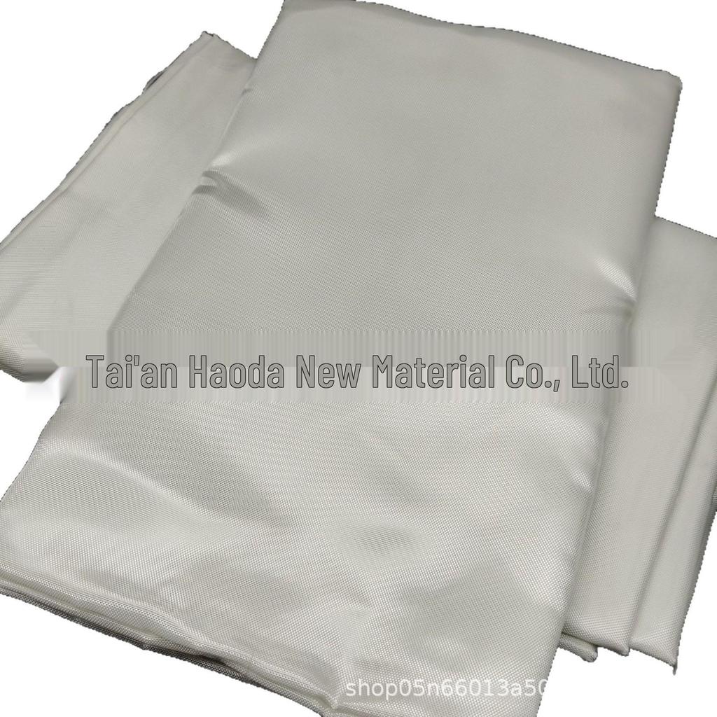 Naked-Spun Coarse Yarn Glass Fiber Checked Fabric for Pipe Wrapping, 1270mm Wide, White Electronic Cloth