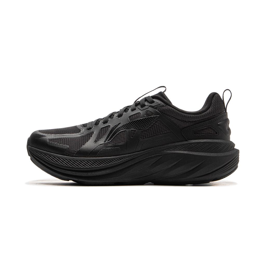 New LINING Leisurely Running Shoes Men's Low top Black ARSV027-5