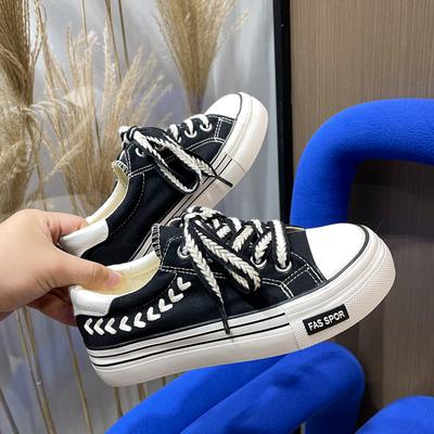 Low-top Canvas Shoes Children's Spring and Autumn New Maihui Flat-bottomed Niche Casual Shoes Versatile Board Shoes