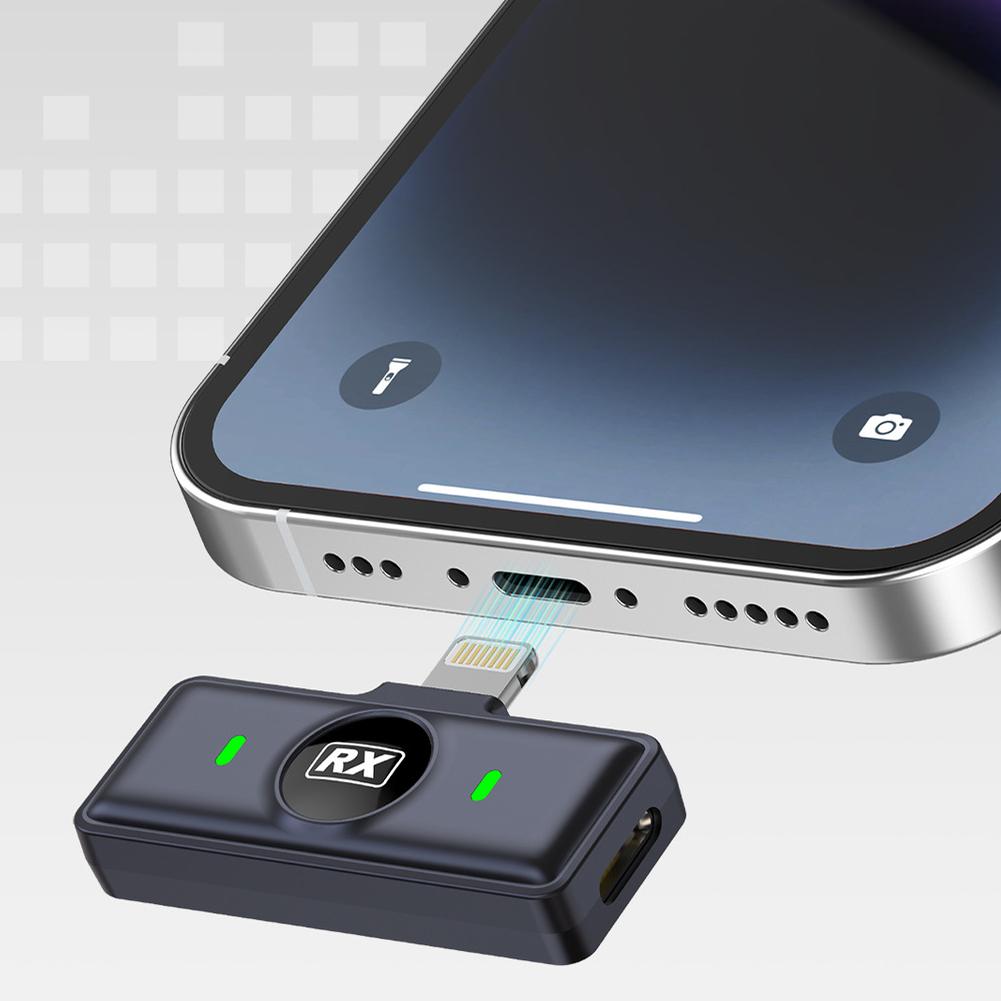 Wireless Magnetic Lapel Microphone 40H Battery Lavalier Lapel Microphone Small Mini Clip Lapel Lav Mic for  Streaming Vlog