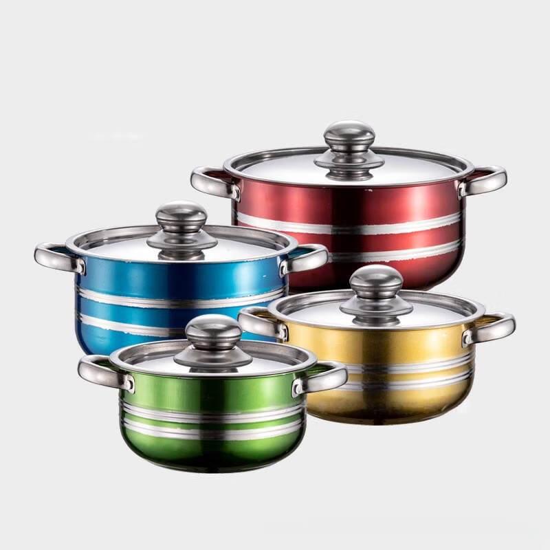 ZISIZ Stainless Steel Cookware Set