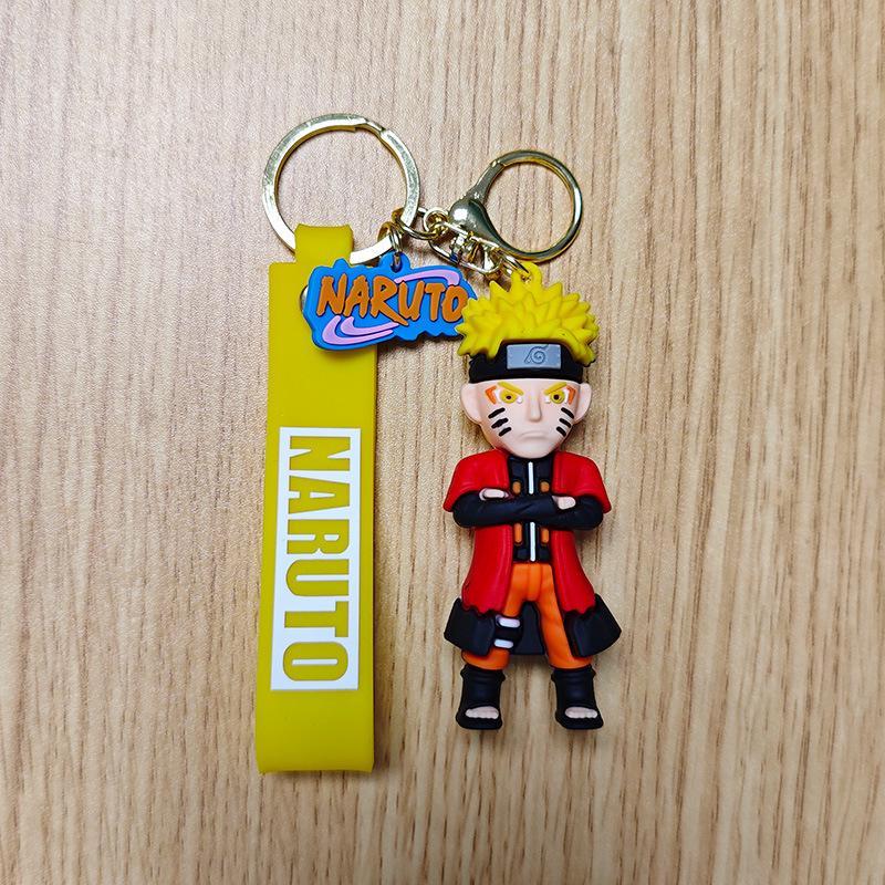 Naruto Character Keychain: Naruto, Hinata, Kakashi, Sasuke, Jiraiya Pendant Doll Keyring