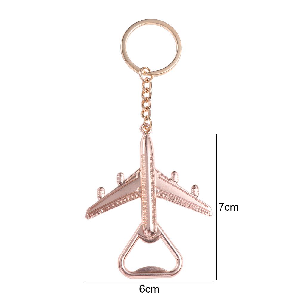 Creative Bottle Opener Airplane Beer Opener Wedding Supplies Car Keychains Unisex