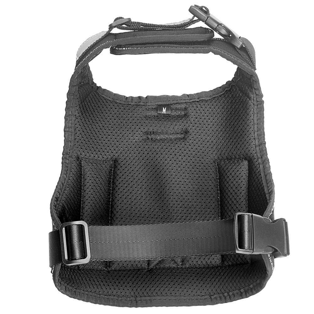 Red Service Dog Pet Harness for Outdoor Walking