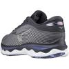 Laufschuhe Wave Sky 5 Jogging Marathon Sporttraining Leichtgewicht cm 2E [Mizuno] Herren Schwarz/Silber/Lila 29.0
