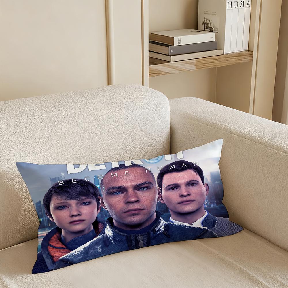 Game Detroit Become Human Pillow Case Cover Suitable For Livingroom Bedroom Sofa Home Decoration Cushion