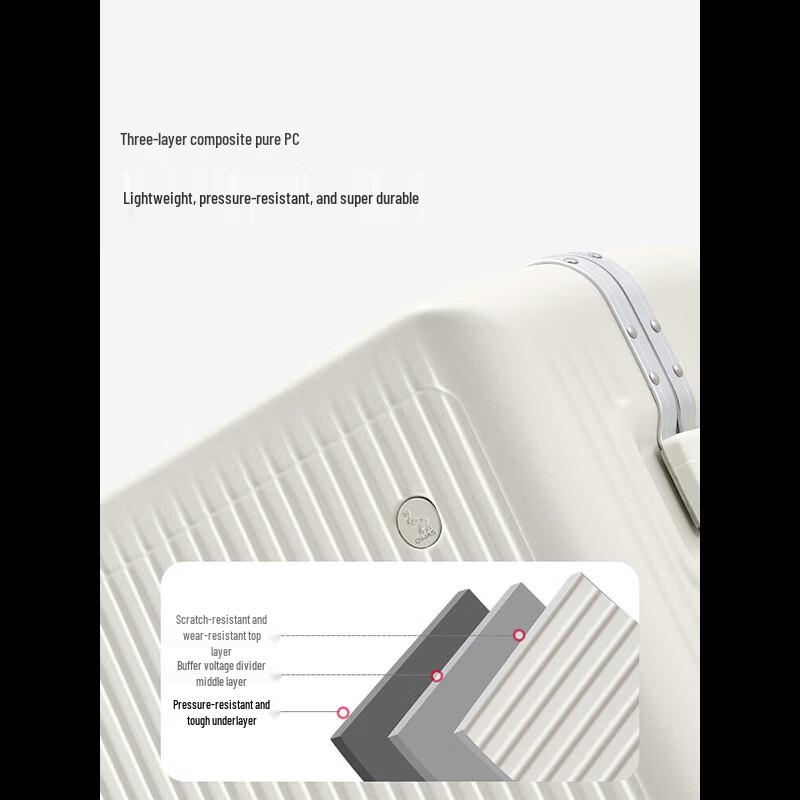 OIWAS Lightweight Aluminum Frame Hardside Luggage