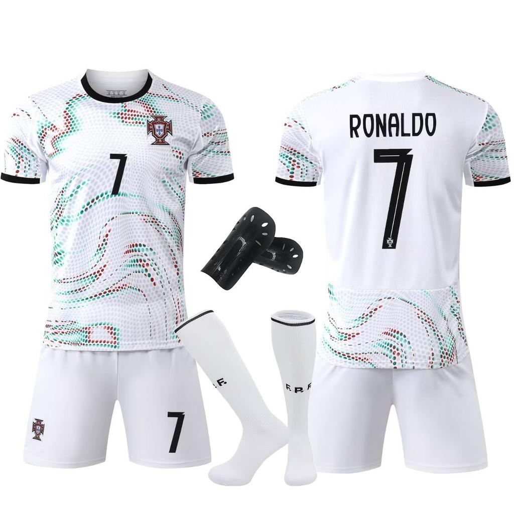 25-26 Maglia da Calcio Portogallo Trasferta N°. 7 Maglietta Bambino Abbigliamento Bambino Taglia 14-3XL