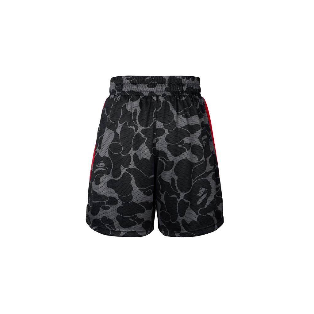 Adidas X Bape Collaboration Dame 9 FW24 Brand Logo Fashion Comfortable Breathable Basketball Shorts Men Shorts Carbon-Gray JF1153