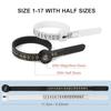 Ring Sizer Measuring Tool Kit, Ring Mandrel Measurer, 27 PCS Premium Steel Measuring Ring Tool, US Ring Size 0-13, 2 PCS Reusab