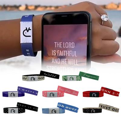 Modna elastyczna sportowa opaska na nadgarstek NFC Smart Wristband