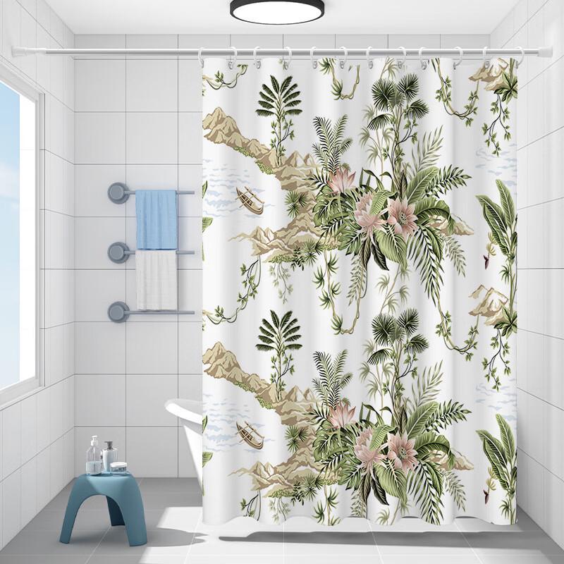 Ansha Liangpin Polyester Shower Curtain Set