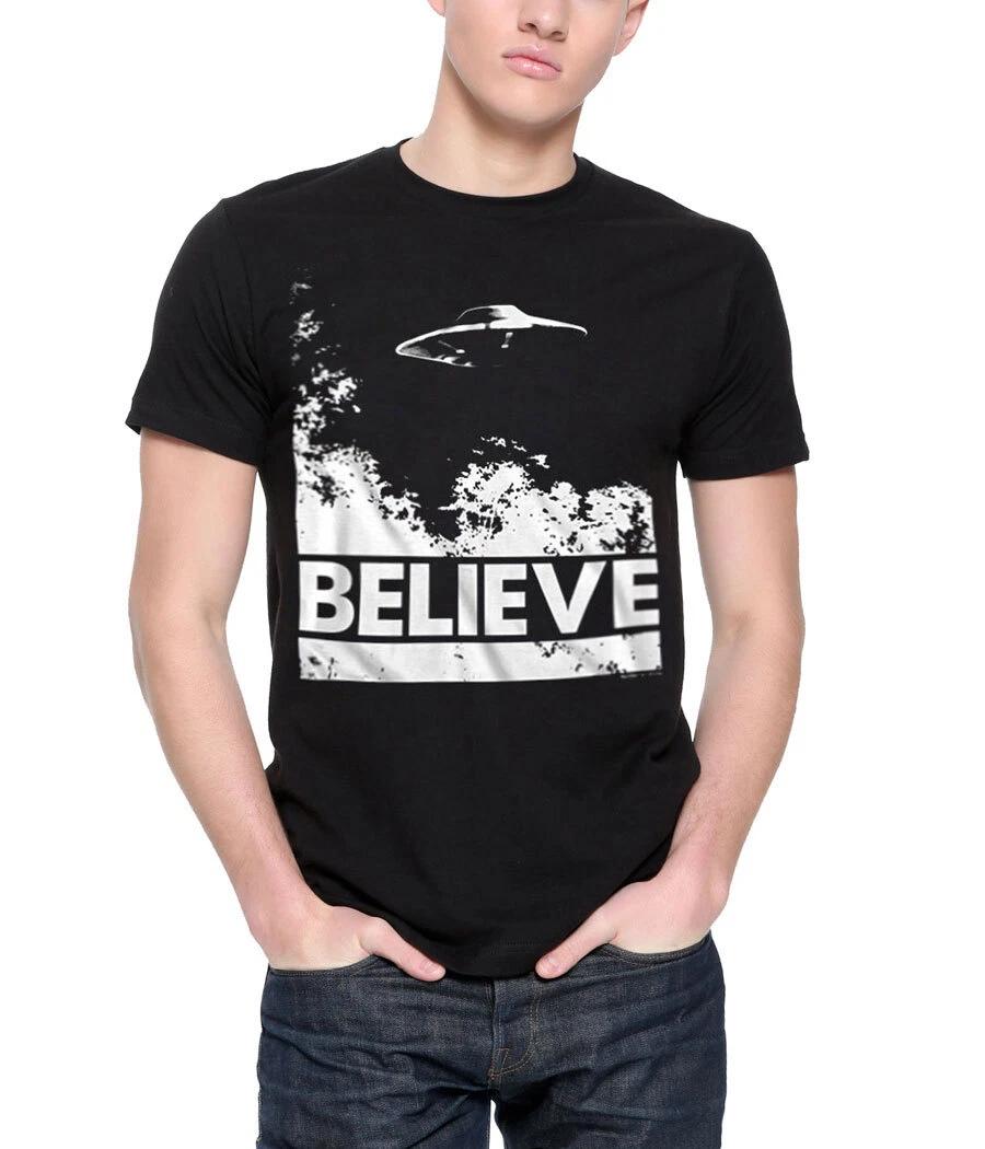 X-Files UFO Believe T-Shirt XXL