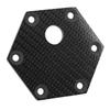 6 Hole Carbon Fiber Steering Wheel Horn Cover Plate High Strength Universal For VERTEX